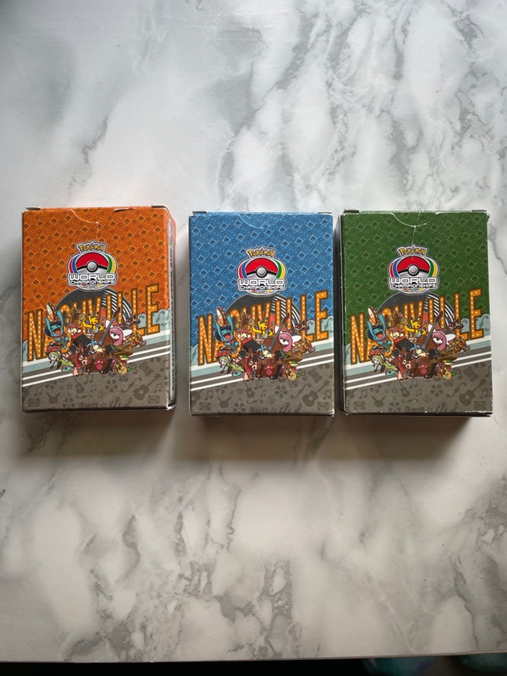 POKEMON 2018 WORLD CHAMPIONSHIP DECKS - AS IS